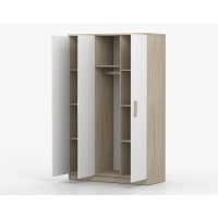 Šatní skříň SCOUT 2 - dub sonoma/bílá (8 variant)