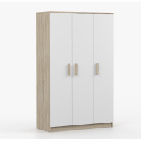 Šatní skříň SCOUT 2 - dub sonoma/bílá (8 variant)