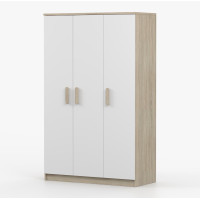 Šatní skříň SCOUT 2 - dub sonoma/bílá (8 variant)