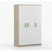 Šatní skříň SCOUT 2 - dub sonoma/bílá (8 variant)