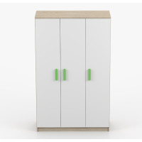 Šatní skříň SCOUT 2 - dub sonoma/bílá (8 variant)