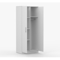 Šatníková skriňa SCOUT - biela (8 variant)