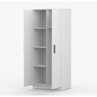 Šatníková skriňa SCOUT - biela (8 variant)