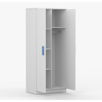 Šatníková skriňa SCOUT - biela (8 variant)