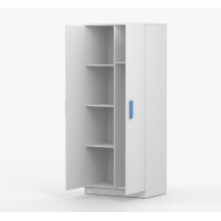 Šatníková skriňa SCOUT - biela (8 variant)