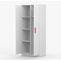 Šatníková skriňa SCOUT - biela (viac variant)