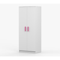 Šatníková skriňa SCOUT - biela (viac variant)