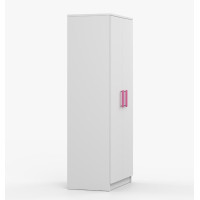 Šatníková skriňa SCOUT - biela (viac variant)