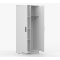 Šatníková skriňa SCOUT - biela (8 variant)