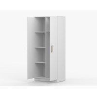 Šatníková skriňa SCOUT - biela (8 variant)