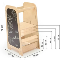 BusyKids Rastúca učiaca veža Play 5v1 75 cm