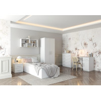 Posteľ SCOUT II 200x90 cm - biela