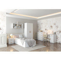 Posteľ SCOUT II 200x90 cm - biela