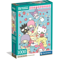 CLEMENTONI Puzzle Hello Kitty a priatelia 1000 dielikov