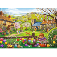 TREFL Puzzle Hľadanie veľkonočných vajíčok 1000 dielikov