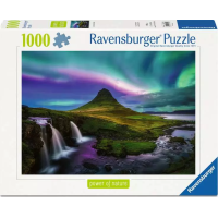 RAVENSBURGER Puzzle Čarovná noc na Islande 1000 dielikov