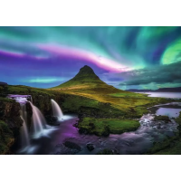 RAVENSBURGER Puzzle Čarovná noc na Islande 1000 dielikov