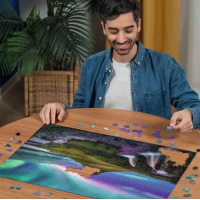 RAVENSBURGER Puzzle Čarovná noc na Islande 1000 dielikov