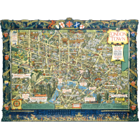 GIBSONS Puzzle Londýn zo Southern Railway 1000 dielikov