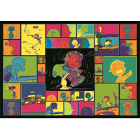 CLEMENTONI Puzzle Peanuts: Farebná koláž 1000 dielikov
