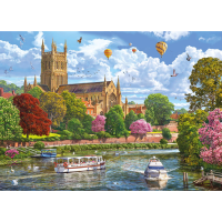 GIBSONS Puzzle Pohľad na Worcester 1000 dielikov