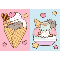 TREFL Puzzle Pusheen: Zoznámte sa s Pusheen 4x250 dielikov