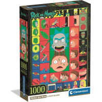 CLEMENTONI Puzzle Rick&Morty: Ikonické momenty 1000 dielikov