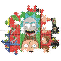 CLEMENTONI Puzzle Rick&Morty: Ikonické momenty 1000 dielikov