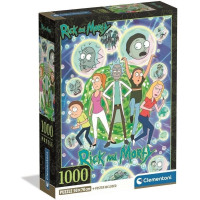 CLEMENTONI Puzzle Rick&Morty: Multivesmírna koláž 1000 dielikov