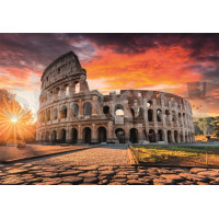 CLEMENTONI Puzzle Rím - Koloseum pri západe slnka 1000 dielikov