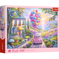 TREFL Puzzle Romantická jazda 1000 dielikov