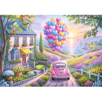 TREFL Puzzle Romantická jazda 1000 dielikov