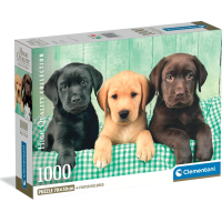 CLEMENTONI Puzzle Tri labradori 1000 dielikov