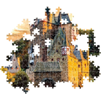 CLEMENTONI Puzzle Zlatá hodina na hrade Eltz 1000 dielikov