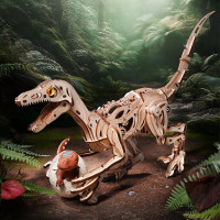 ROBOTIME Roker 3D drevené puzzle Velociraptor 191 dielikov