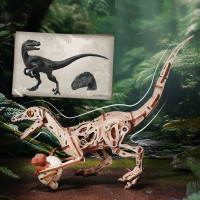 ROBOTIME Roker 3D drevené puzzle Velociraptor 191 dielikov