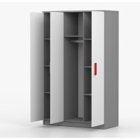 Šatní skříň SCOUT 2 - šedá/bílá (8 variant)