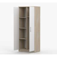 Šatníková skriňa SCOUT - dub sonoma/biela (8 variant)