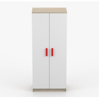 Šatníková skriňa SCOUT - dub sonoma/biela (8 variant)