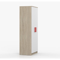 Šatníková skriňa SCOUT - dub sonoma/biela (8 variant)