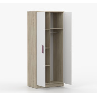 Šatníková skriňa SCOUT - dub sonoma/biela (8 variant)