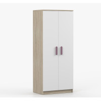Šatníková skriňa SCOUT - dub sonoma/biela (8 variant)