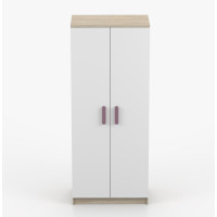 Šatníková skriňa SCOUT - dub sonoma/biela (8 variant)