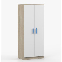 Šatníková skriňa SCOUT - dub sonoma/biela (8 variant)