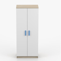 Šatníková skriňa SCOUT - dub sonoma/biela (8 variant)
