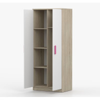 Šatníková skriňa SCOUT - dub sonoma/biela (viac variant)