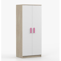 Šatníková skriňa SCOUT - dub sonoma/biela (viac variant)