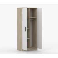 Šatníková skriňa SCOUT - dub sonoma/biela (8 variant)