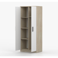 Šatníková skriňa SCOUT - dub sonoma/biela (8 variant)