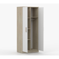 Šatníková skriňa SCOUT - dub sonoma/biela (8 variant)